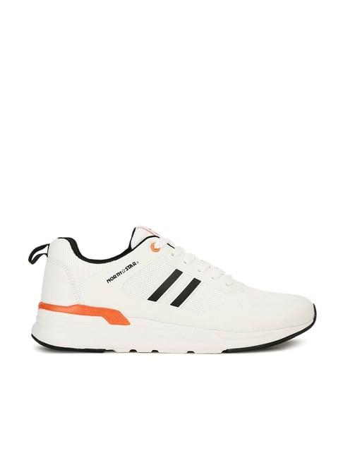 north star by bata men's white casual sneakers