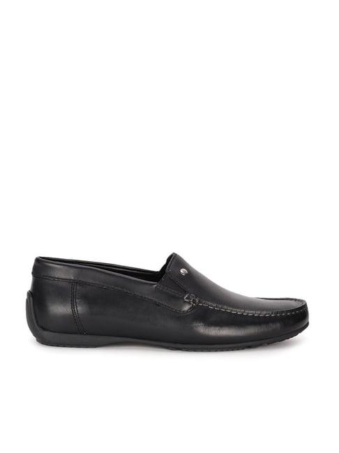 hush puppies by bata men's black formal loafers