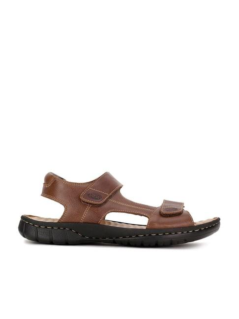 scholl by bata men's brown floater sandals