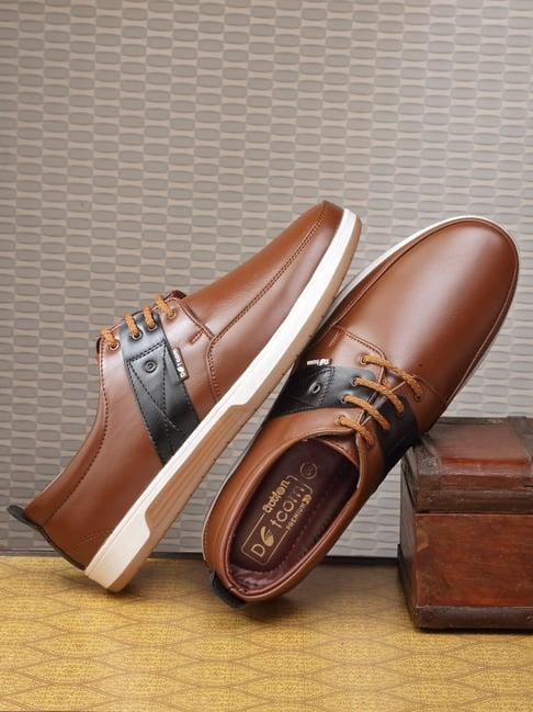 action men's tan derby shoes