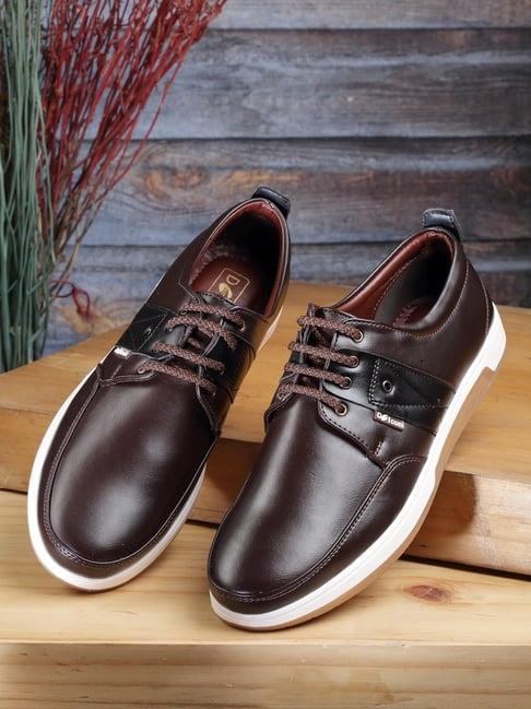 action men's brown derby shoes