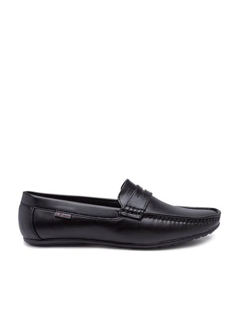 action men's black casual loafers