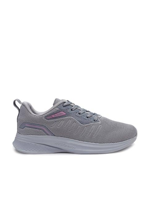 action women's light grey running shoes