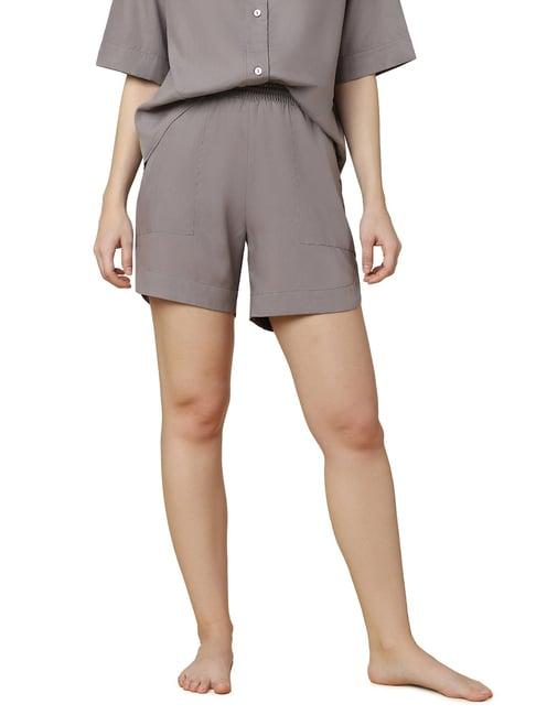 triumph grey plain shorts