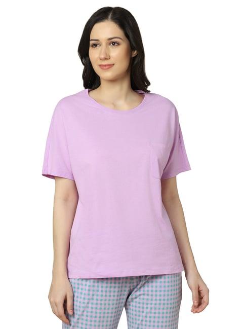 triumph purple cotton t-shirt