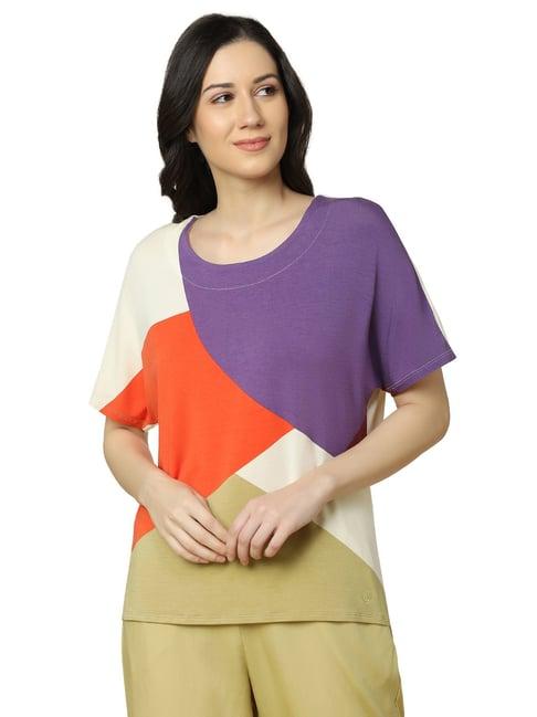 triumph multicolored color-block t-shirt