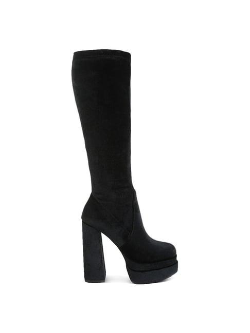 london rag women's black casual booties