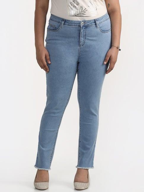 gia curves by westside light blue jeans