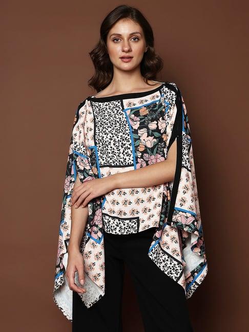 vero moda multicolor floral print top