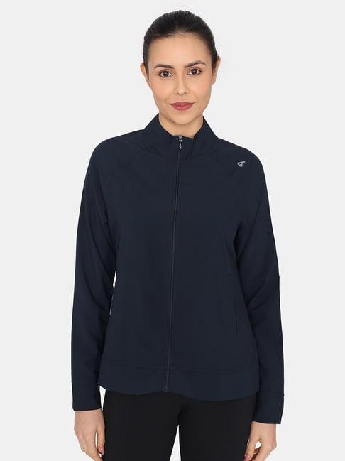 zelocity by zivame blue sports jacket