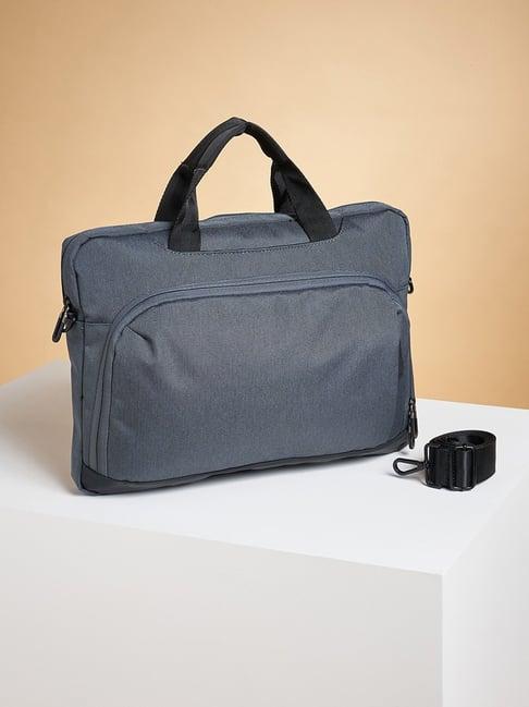 ajile by pantaloons navy small laptop bag