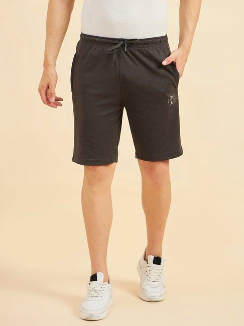 sweet dreams charcoal melange regular fit shorts