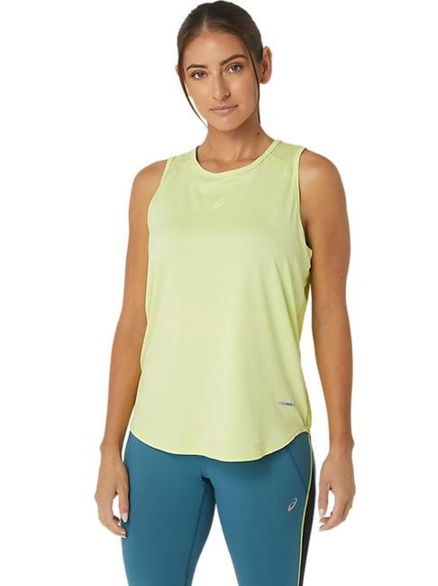 asics actibreeze sleeveless yellow tank top