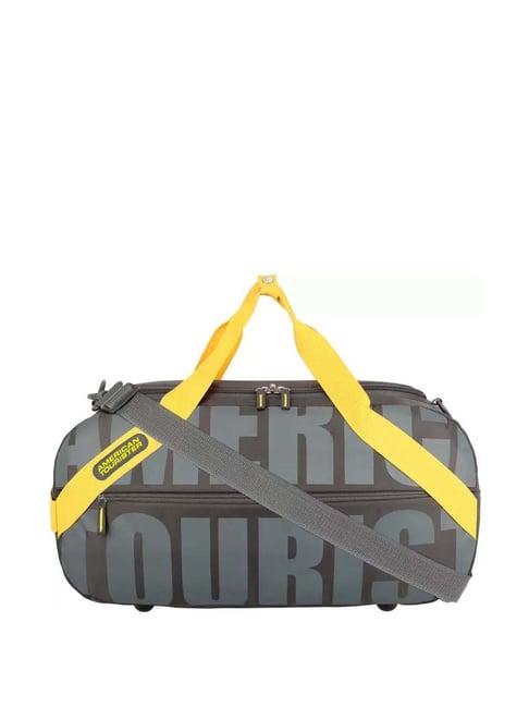 american tourister pixo grey small duffle bag