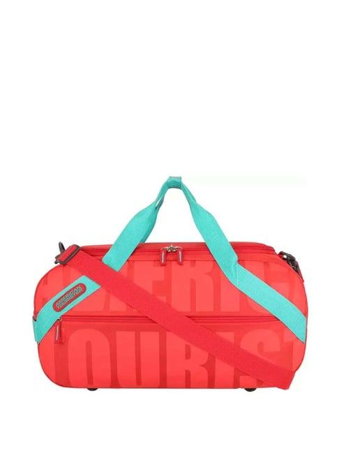 american tourister pixo red small duffle bag