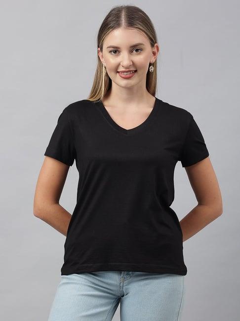 color capital black relaxed fit t-shirt