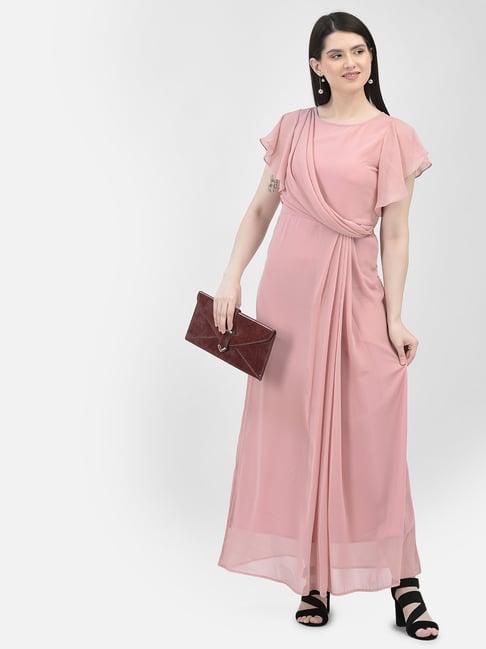 eavan peach relaxed fit maxi dress