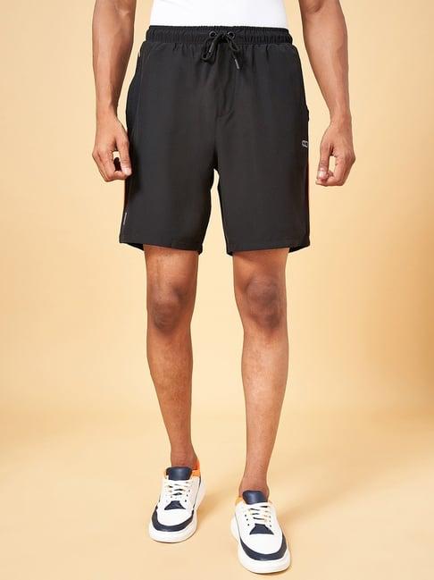 ajile by pantaloons black slim fit shorts