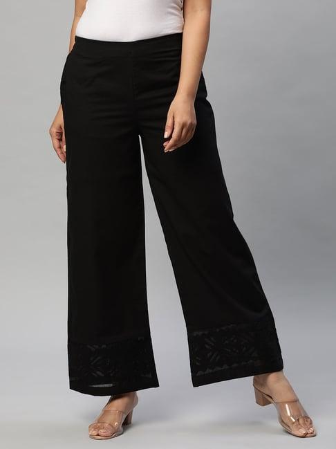 kami kubi black cotton palazzos