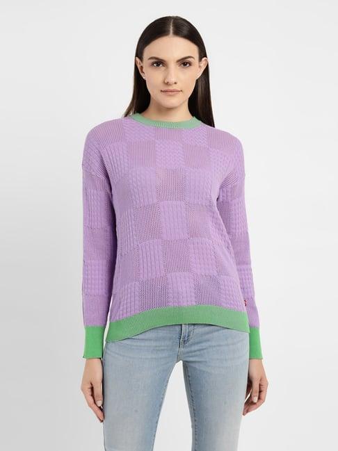 levi's purple sweater