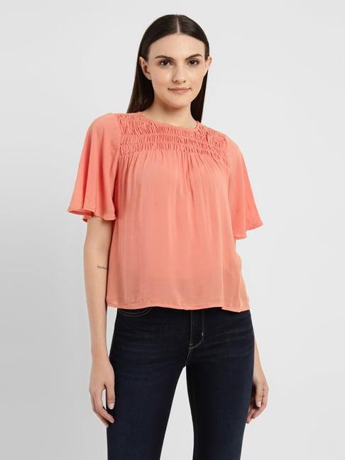 levi's coral top