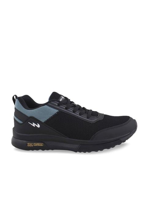 campus men's vince jet black running shoes