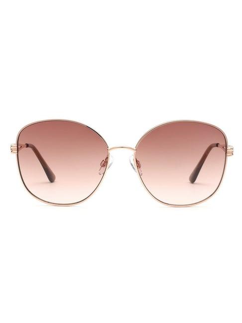 bebe pink round sunglasses for women