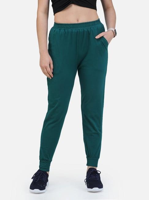 scorpius green regular fit trackpants