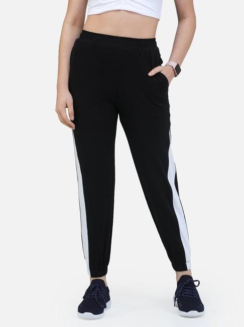 scorpius black regular fit trackpants