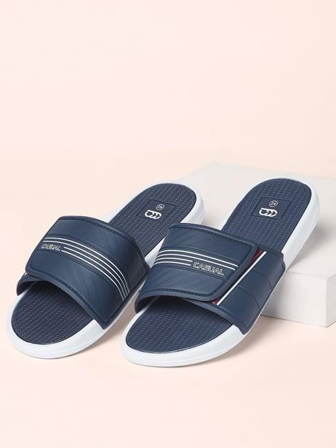 ajile by pantaloons men's navy slides