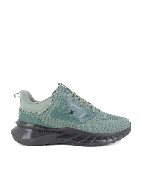 sparx men's sage green running shoes