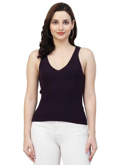 kalt purple cotton top