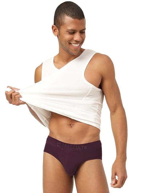 freecultr port wine comfort fit briefs