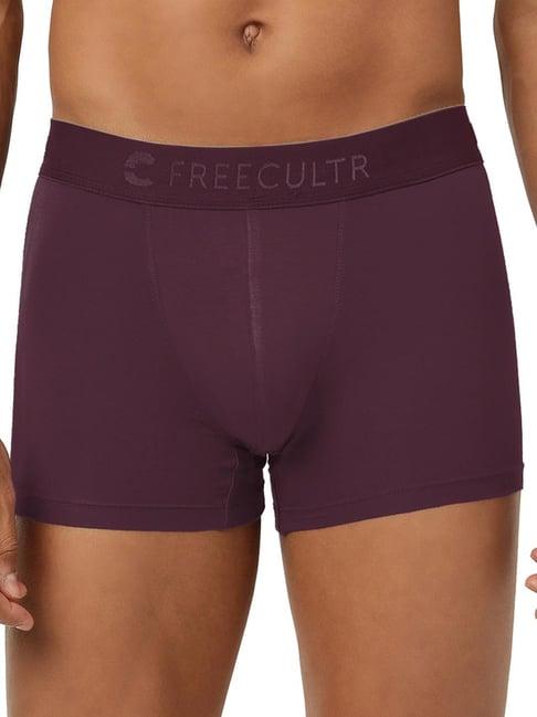 freecultr port wine comfort fit trunks