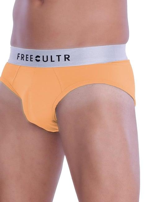 freecultr flamingo orange comfort fit briefs