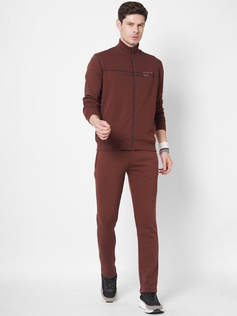 sweet dreams brown regular fit tracksuit