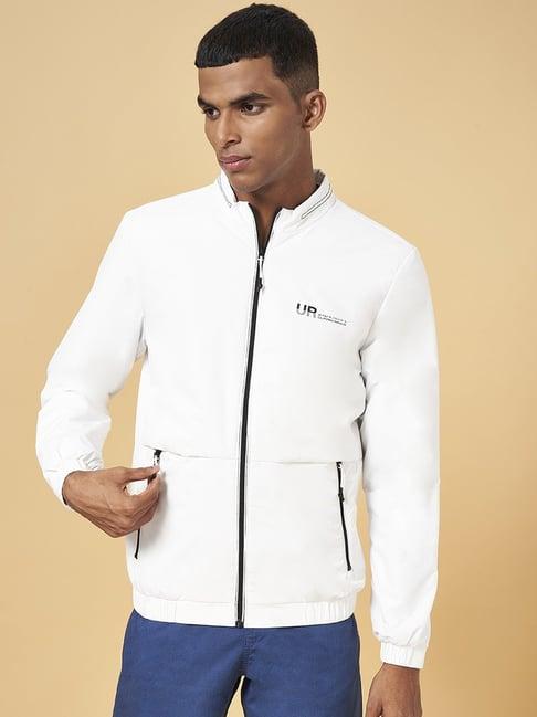 urban ranger by pantaloons white regular fit jacket