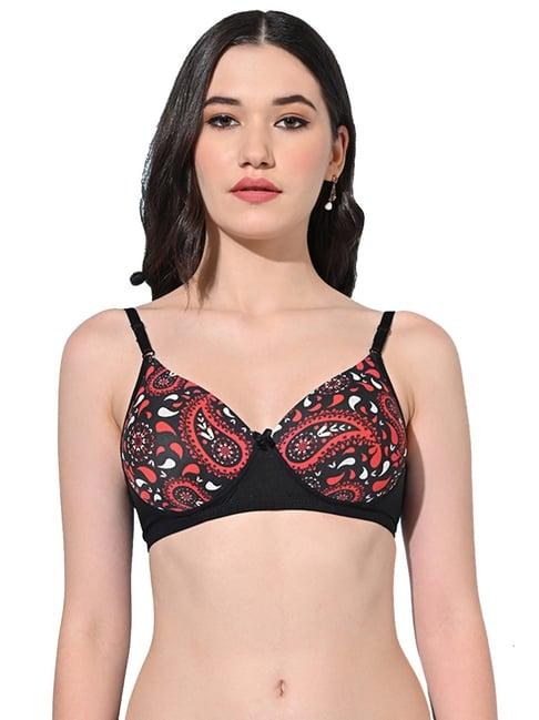 fims black printed bra