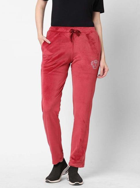 sweet dreams red sports track pants