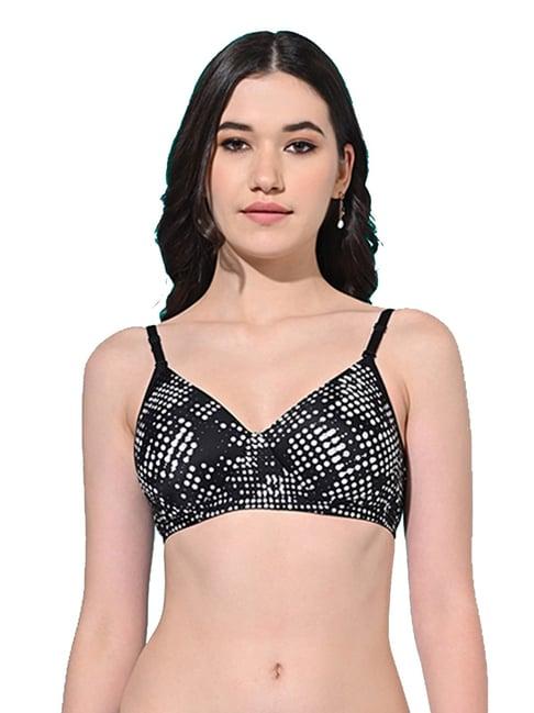 fims black printed bra