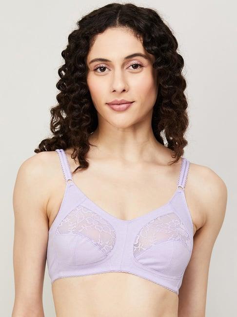 ginger by lifestyle lavender lace full coverage everyday bra