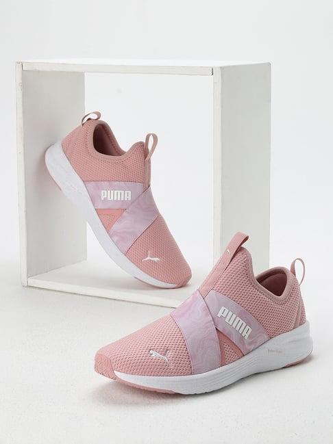 puma women's better foam future pink running shoes