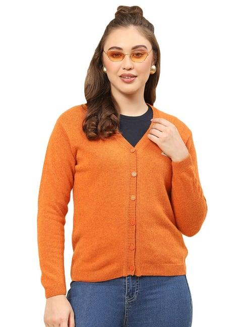 monte carlo orange cardigan