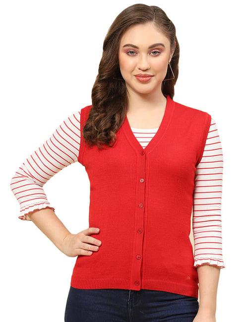 monte carlo red cardigan