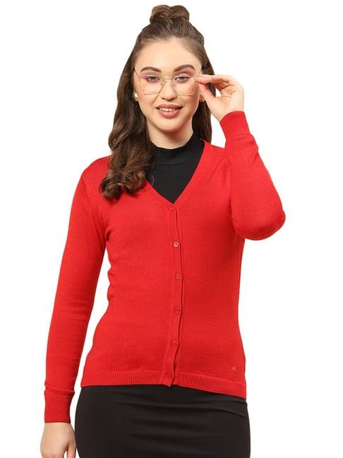 monte carlo red cardigan