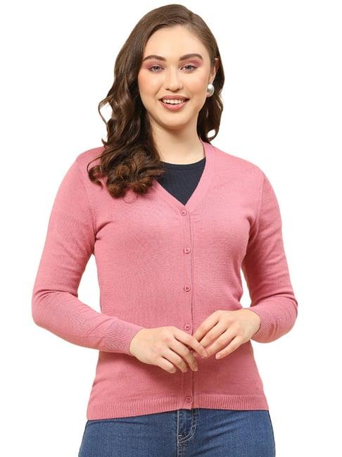 monte carlo pink cardigan