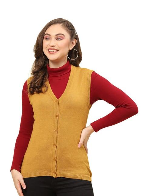 monte carlo mustard cardigan