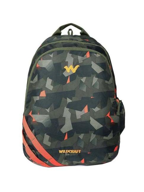 wildcraft wc 1 broken camo 35 ltrs green medium backpack