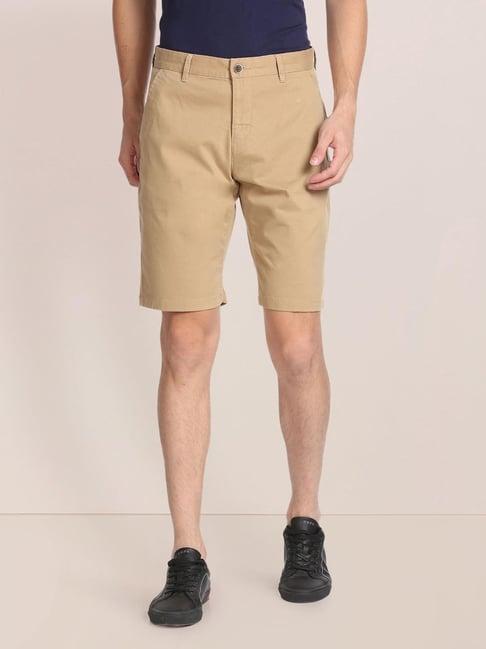 u.s. polo assn. khaki slim fit shorts