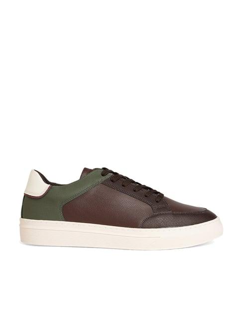 aldo men's brown casual sneakers